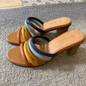 Madewell rainbow strappy sandals
